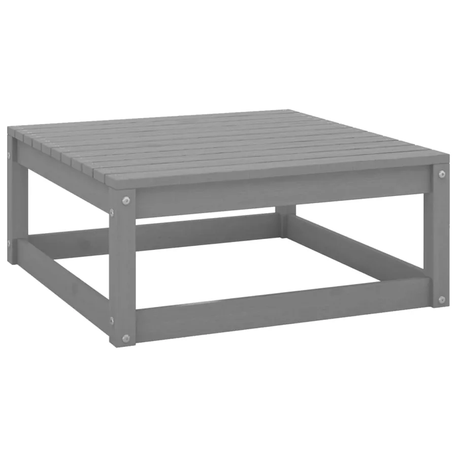 Salon de jardin 4 pcs avec coussins Bois de pin massif - 4