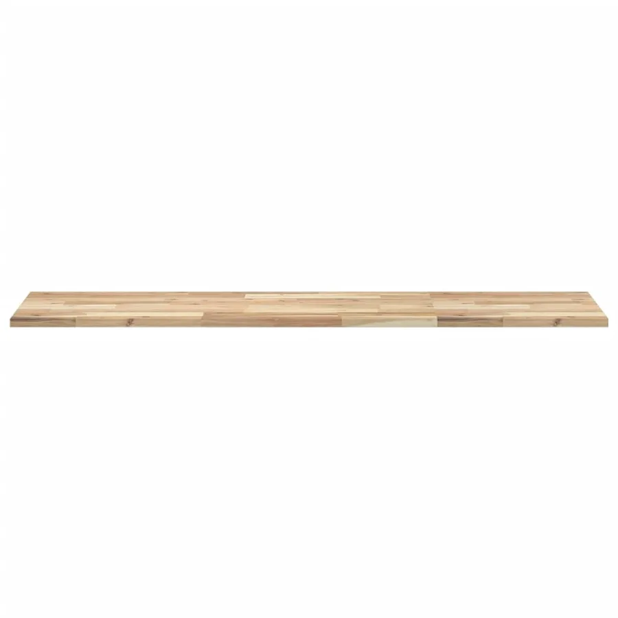 Dessus de meuble de salle de bain non traité bois d'acacia - 3