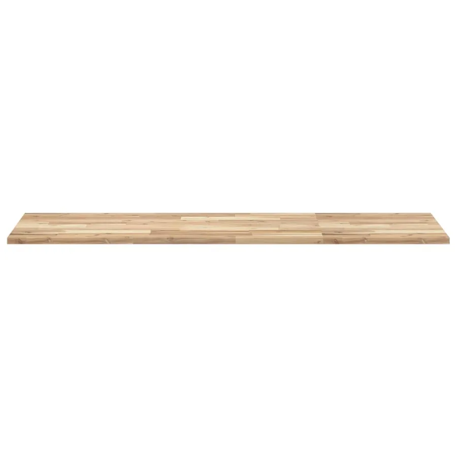 Dessus de meuble de salle de bain non traité bois d'acacia - 3