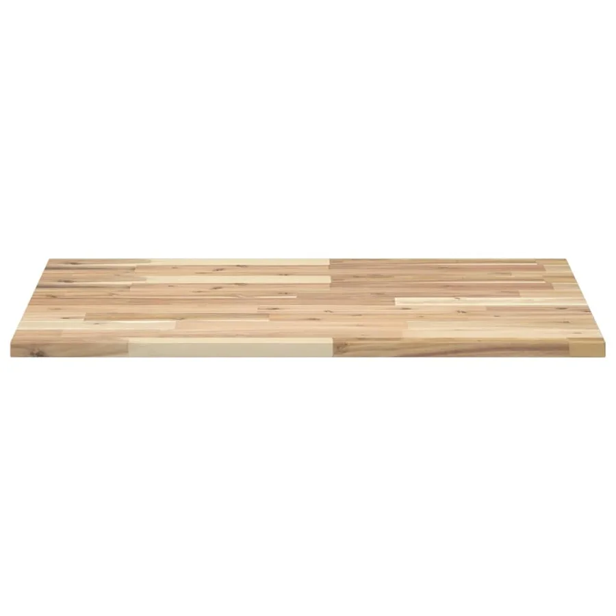 Dessus de meuble de salle de bain non traité bois d'acacia - 3