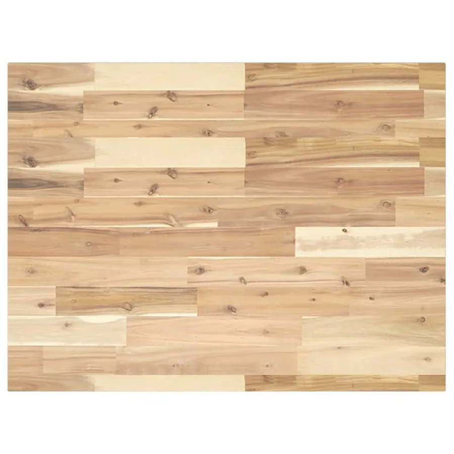 Étagère de vasque murale acier et bois massif d'acacia - 8