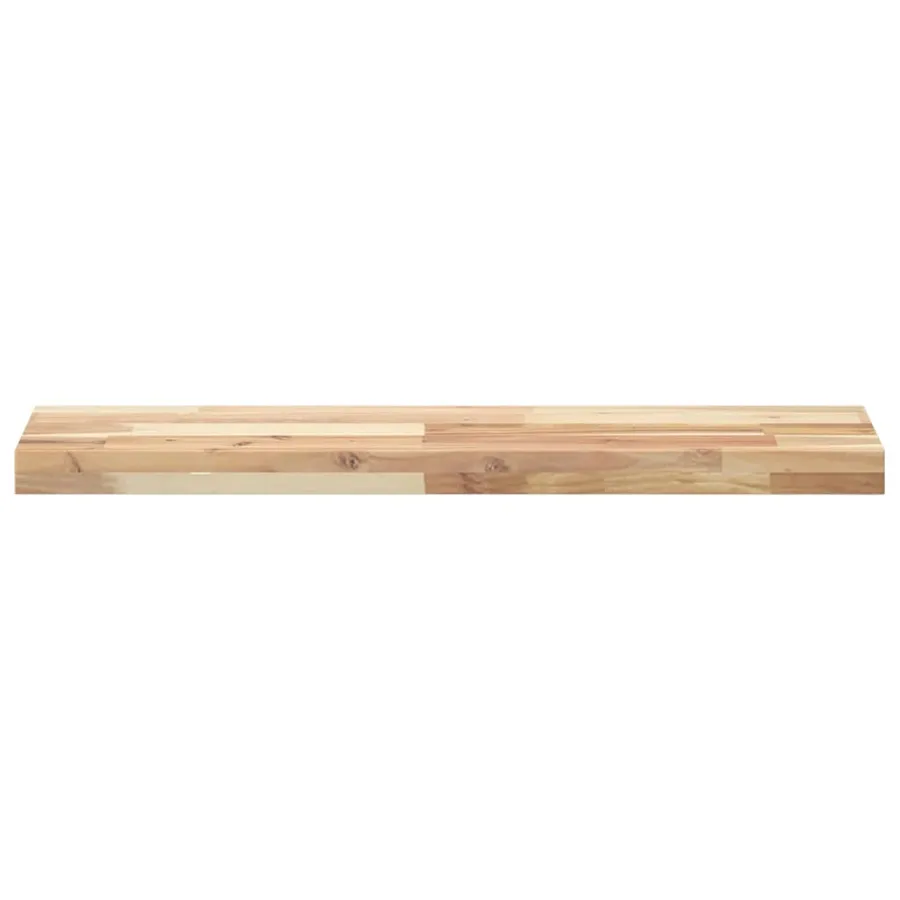 Étagères flottantes 4 pcs 80x20x4 cm acacia massif non traité - 4