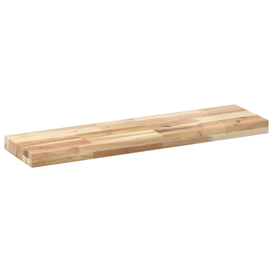 Étagères flottantes 2 pcs 80x20x4 cm acacia massif non traité - 3