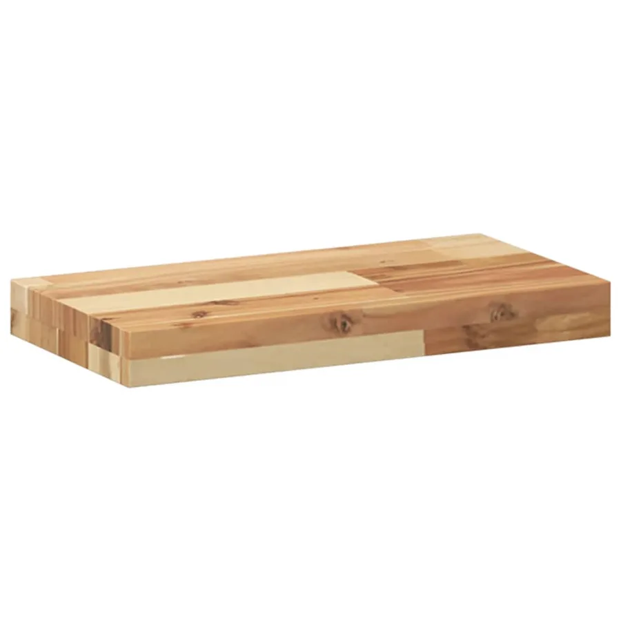 Étagères flottantes 4 pcs 60x20x4 cm acacia massif à l'huile - 3