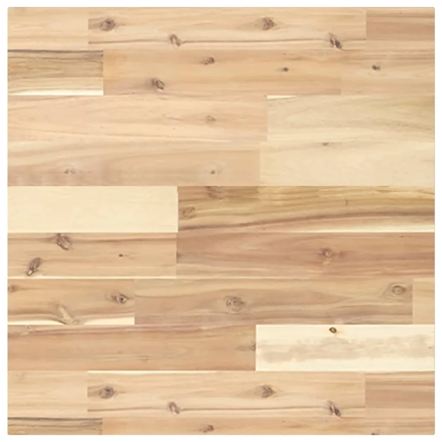 Étagère de vasque murale acier et bois massif d'acacia - 8