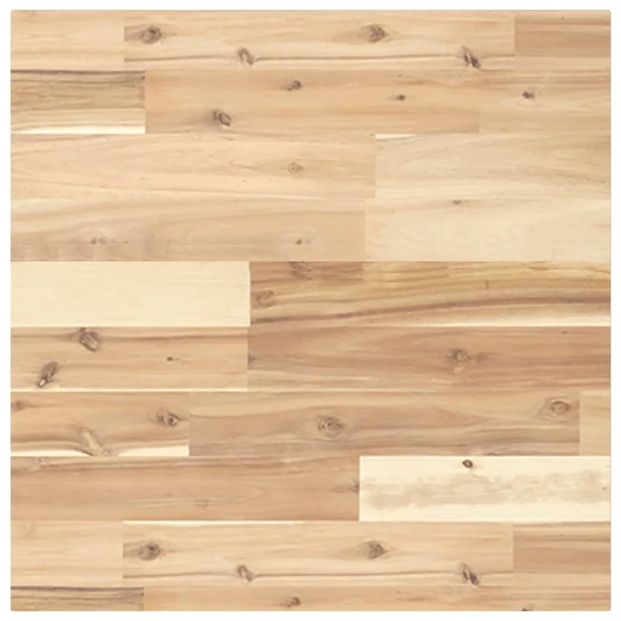 Étagère de vasque murale acier et bois massif d'acacia - 8