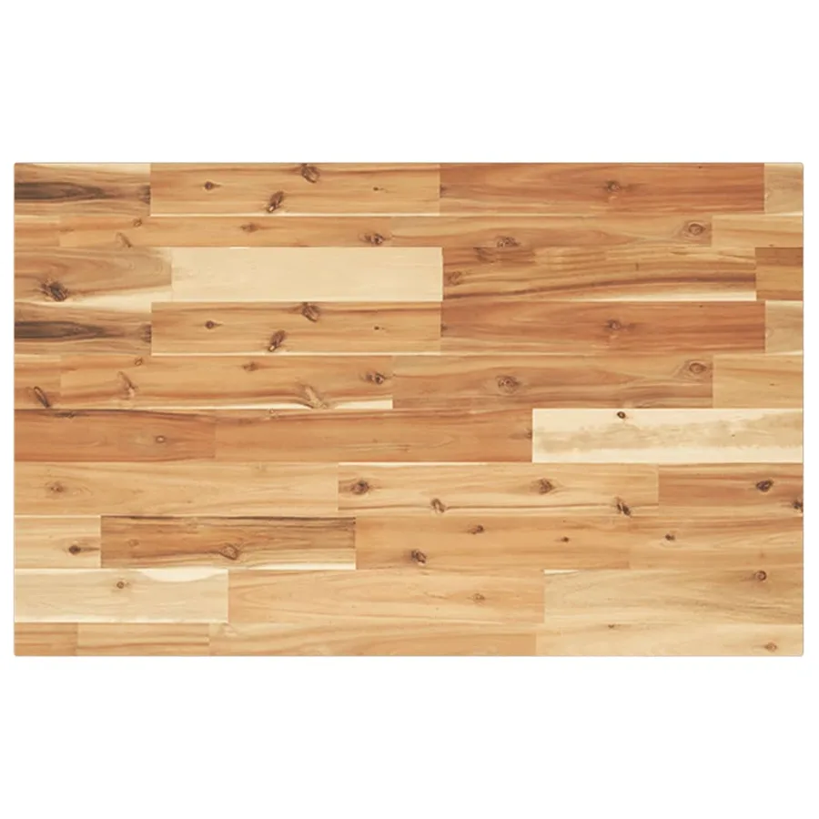 Étagère de vasque murale acier et bois massif d'acacia - 8