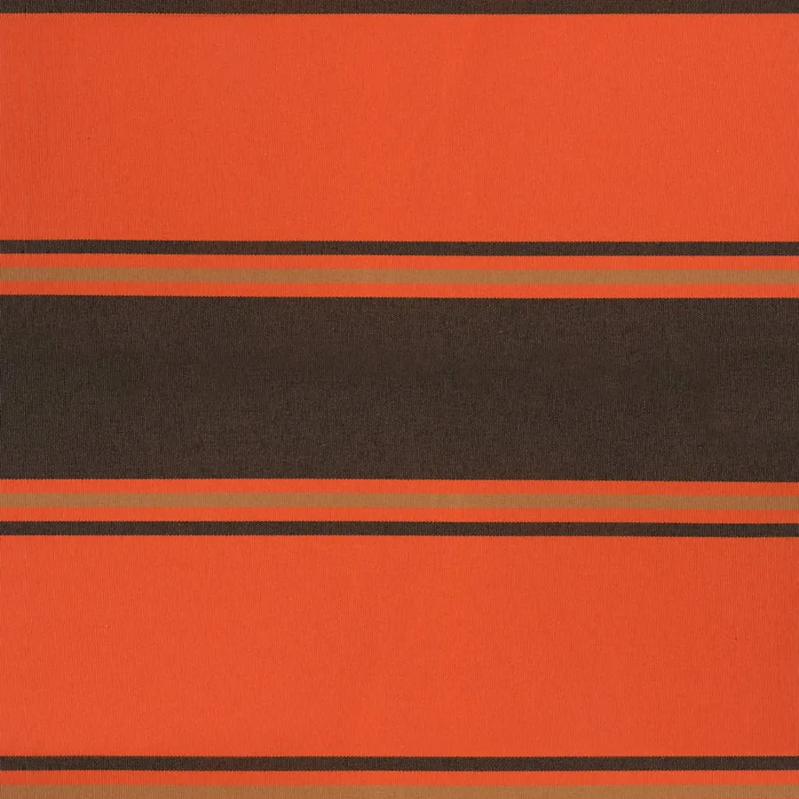 Auvent rétractable orange et marron 4,5x3 m tissu et aluminium - 9