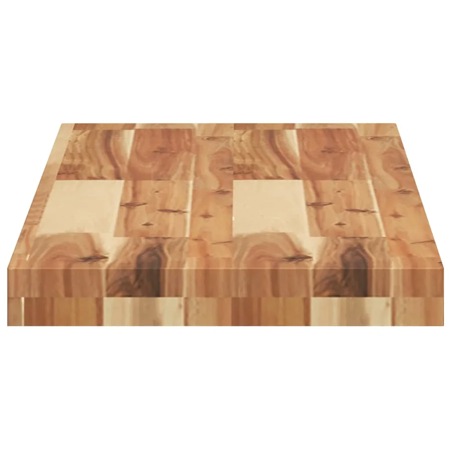 Étagères flottantes 2 pcs 80x30x4 cm acacia massif à l'huile - 5
