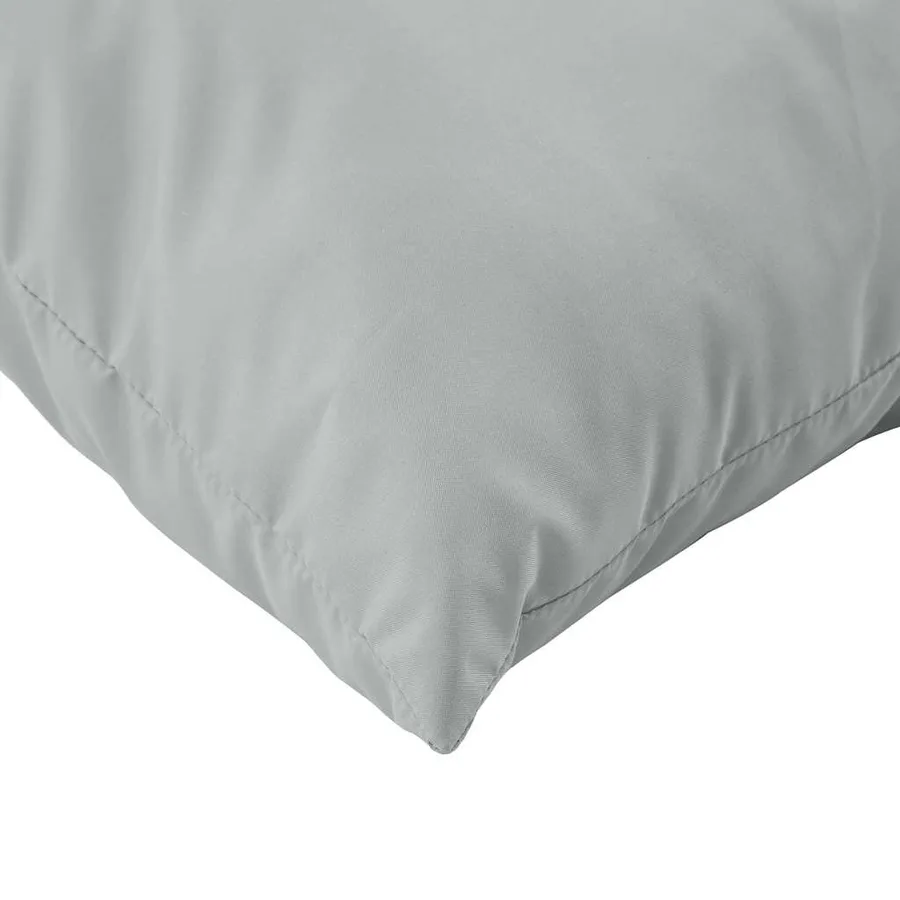 Coussins de palette lot de 3 gris clair mélangé tissu - 7