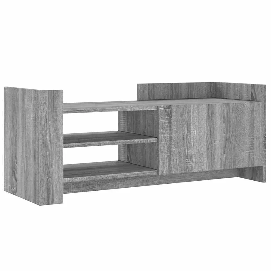 Meuble TV Sonoma gris 100x35x40 cm Bois d'ingénierie - 2