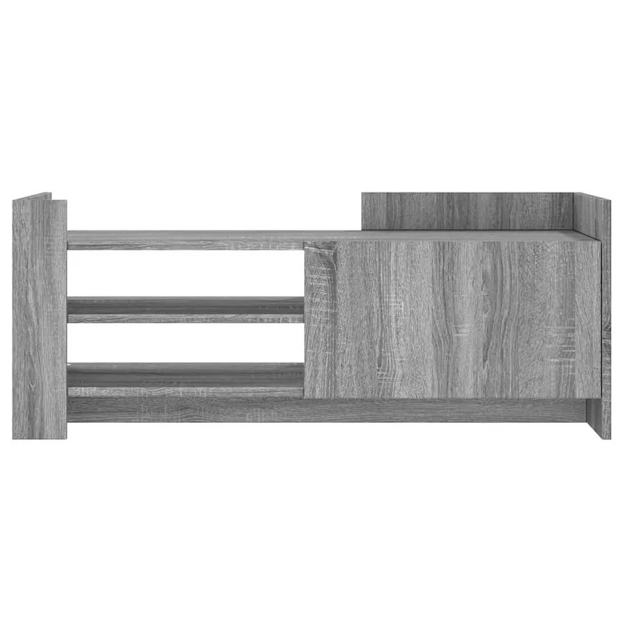 Meuble TV Sonoma gris 100x35x40 cm Bois d'ingénierie - 4