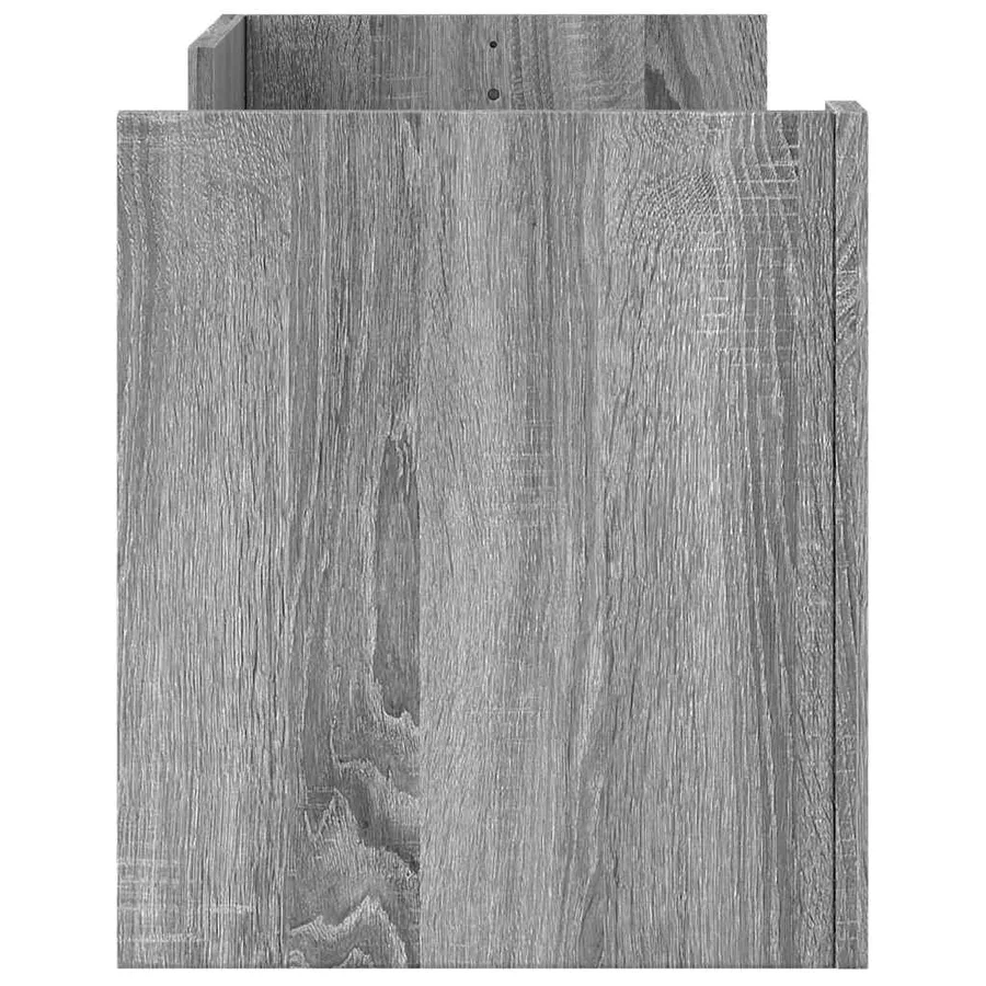Meuble TV Sonoma gris 100x35x40 cm Bois d'ingénierie - 5