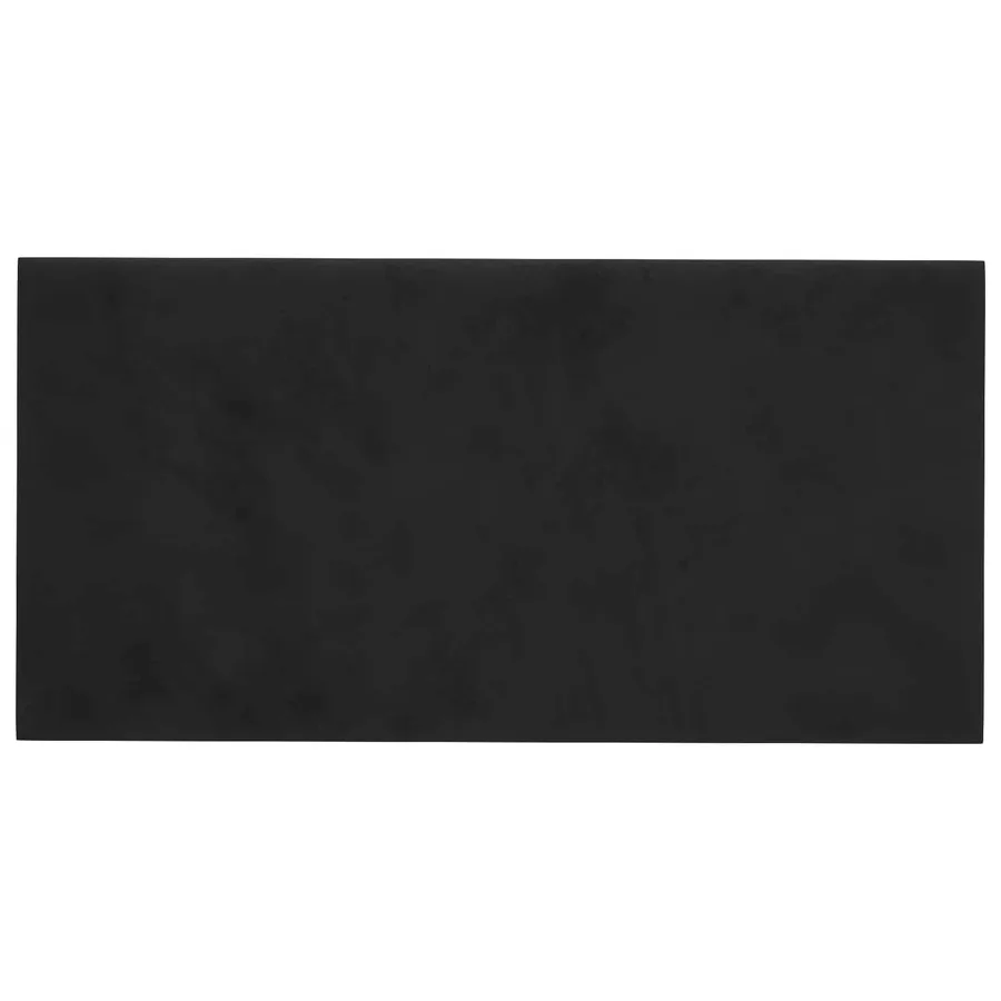 Tête de lit murale 12 pcs Noir Velours - 2