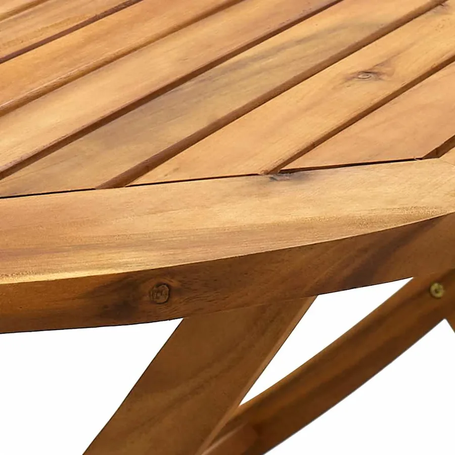 Ensemble à manger de jardin 9pcs bois d'acacia solide textilène - 9