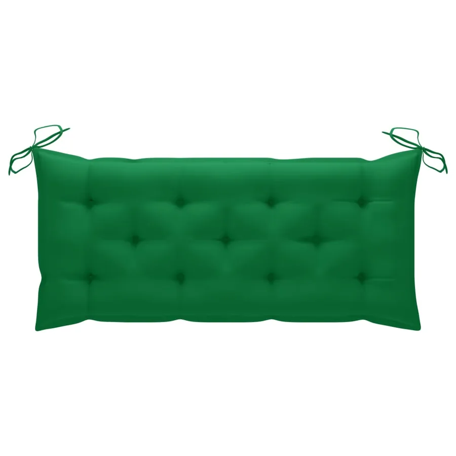 Banc de jardin avec coussin 120 cm Bois d'acacia massif - 7