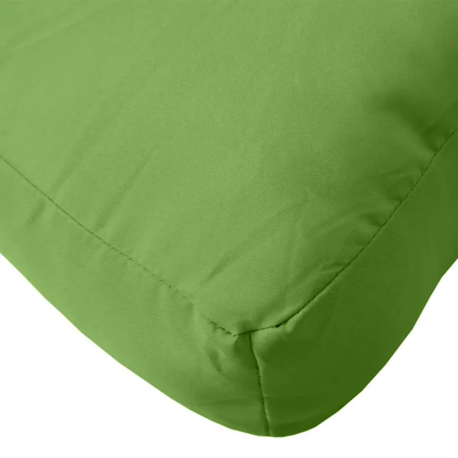 Coussins de palette lot de 2 vert mélangé tissu - 8