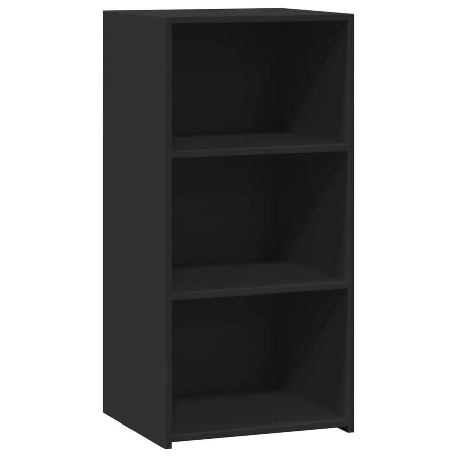 Buffet noir 45x41x93 cm bois d'ingénierie - 2