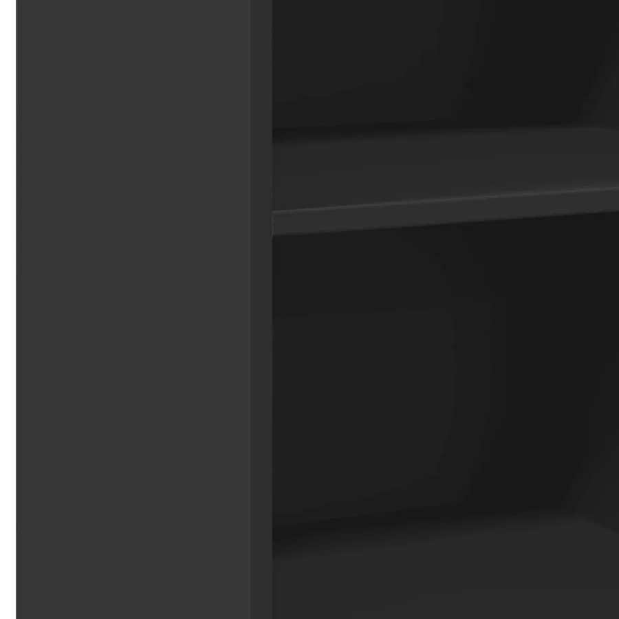 Buffet noir 45x41x93 cm bois d'ingénierie - 7