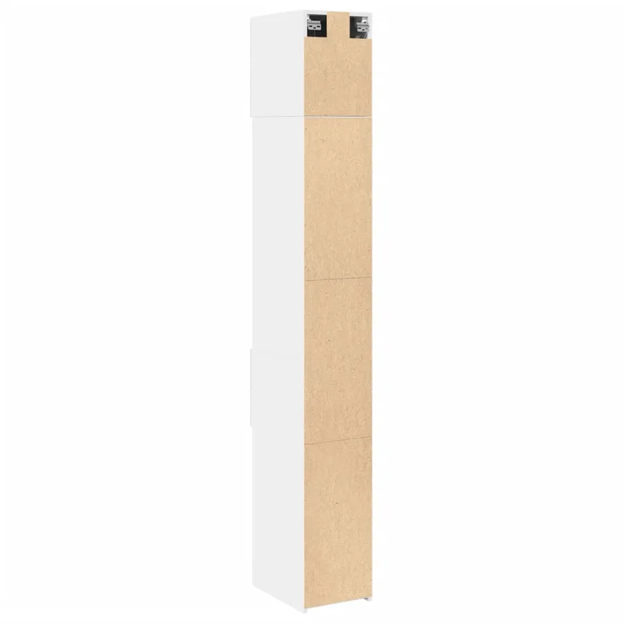 Armoire de rangement mince blanc 30x42,5x225 cm - 8