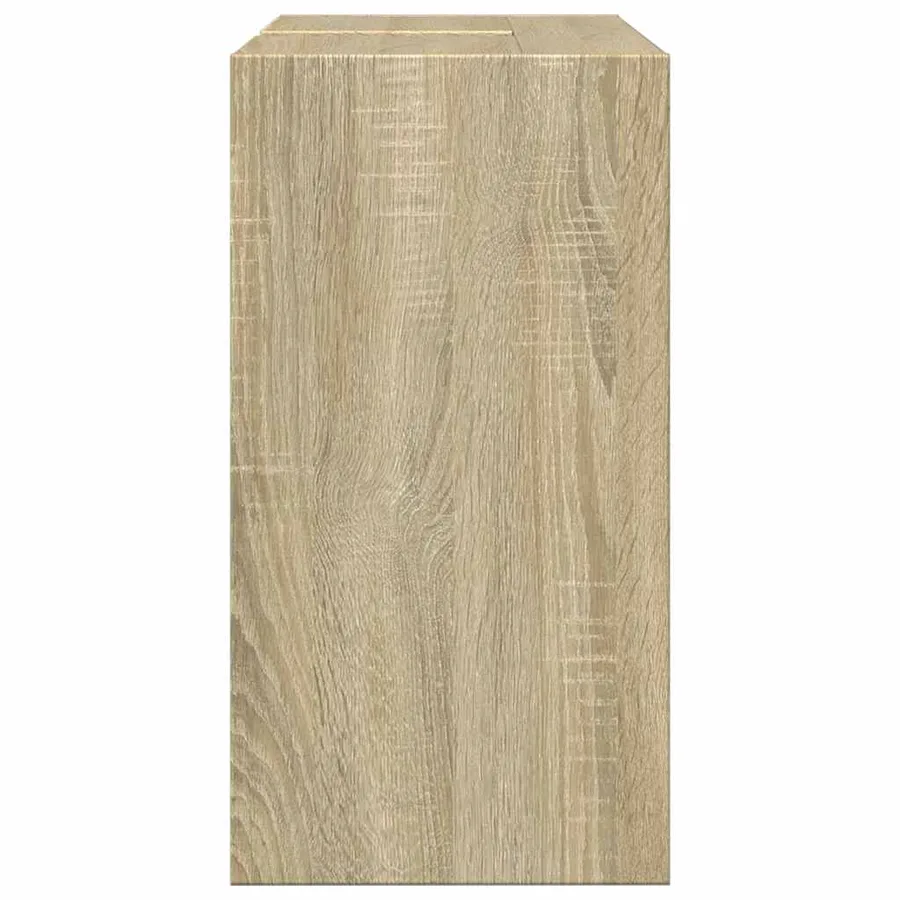 Armoire d'évier chêne sonoma 63x29x55 cm bois d'ingénierie - 6