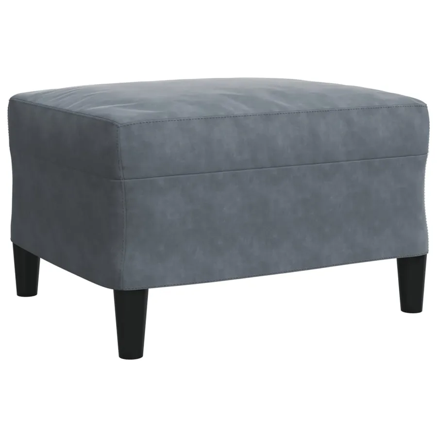 Ensemble de canapés 3 pcs avec coussins et traversins velours - 6