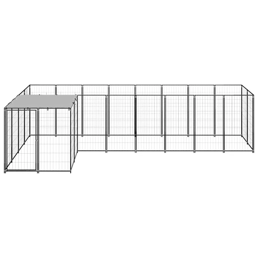 Chenil Noir 6,05 m² Acier - 3