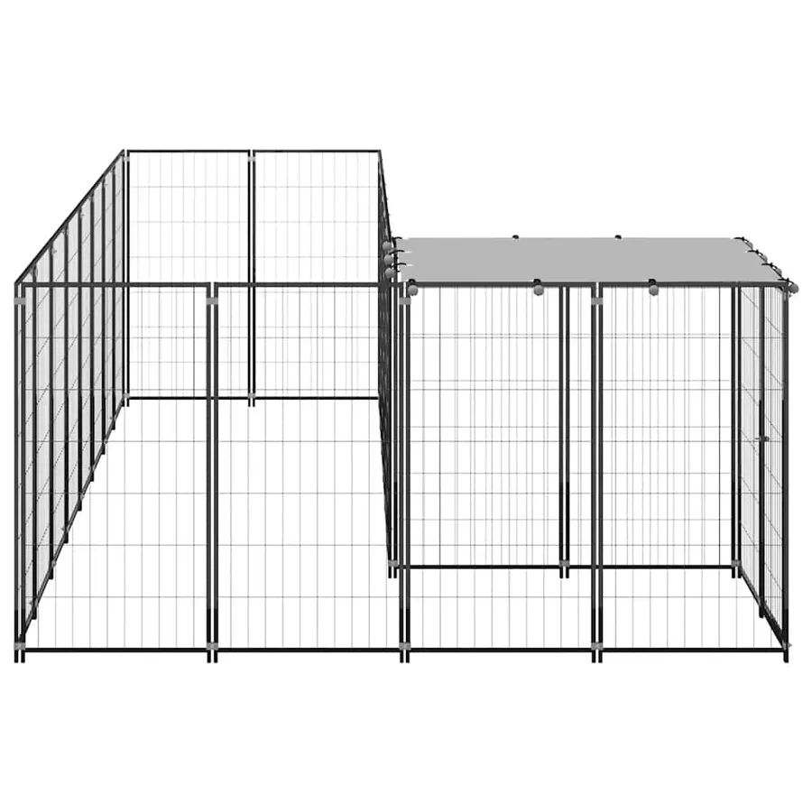 Chenil Noir 6,05 m² Acier - 4