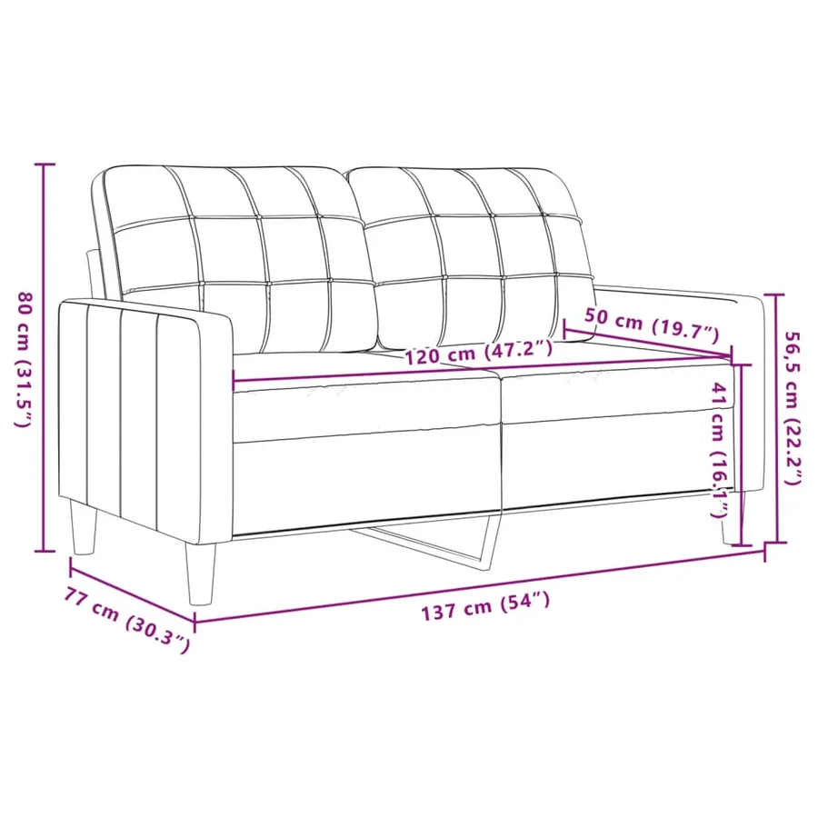 Ensemble de canapés 3 pcs avec coussins Gris clair Velours - 8