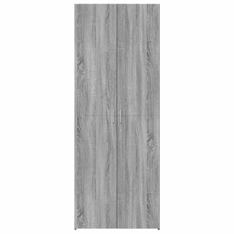Buffet haut sonoma gris 70x42,5x185 cm bois d'ingénierie - 3