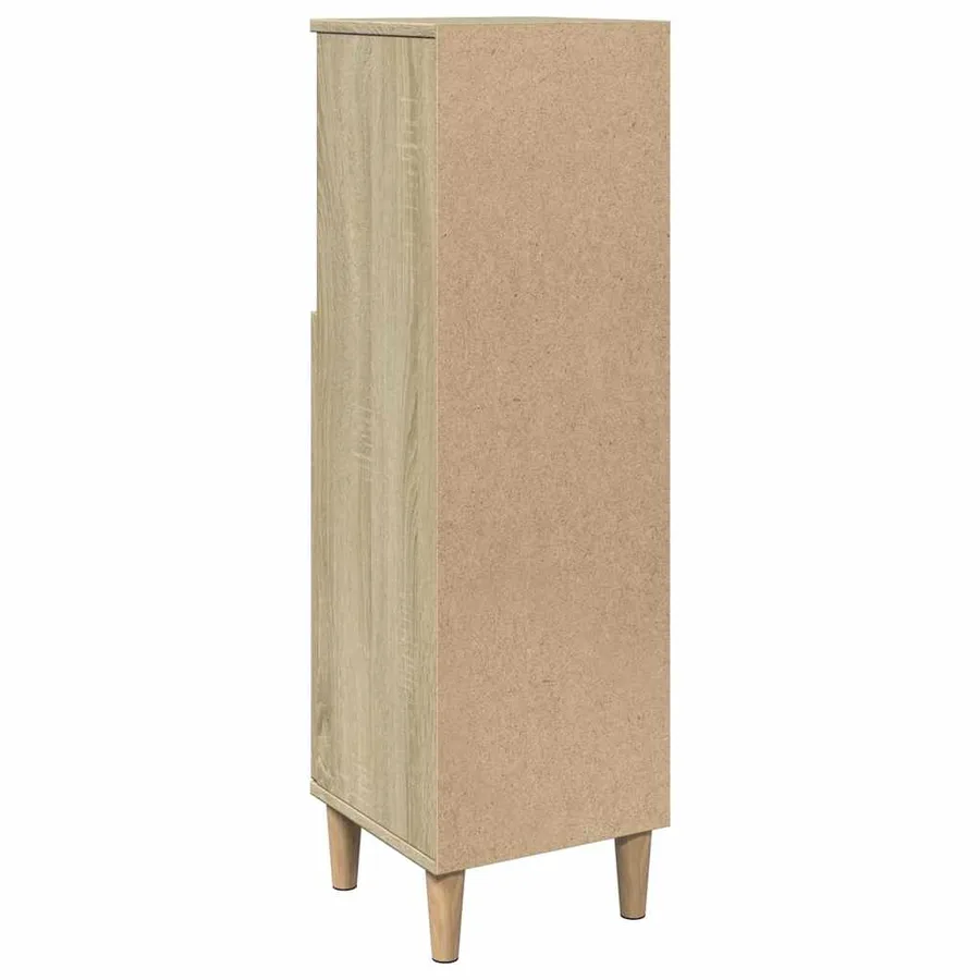 Armoire salle de bain chêne sonoma 30x30x100 cm - 6