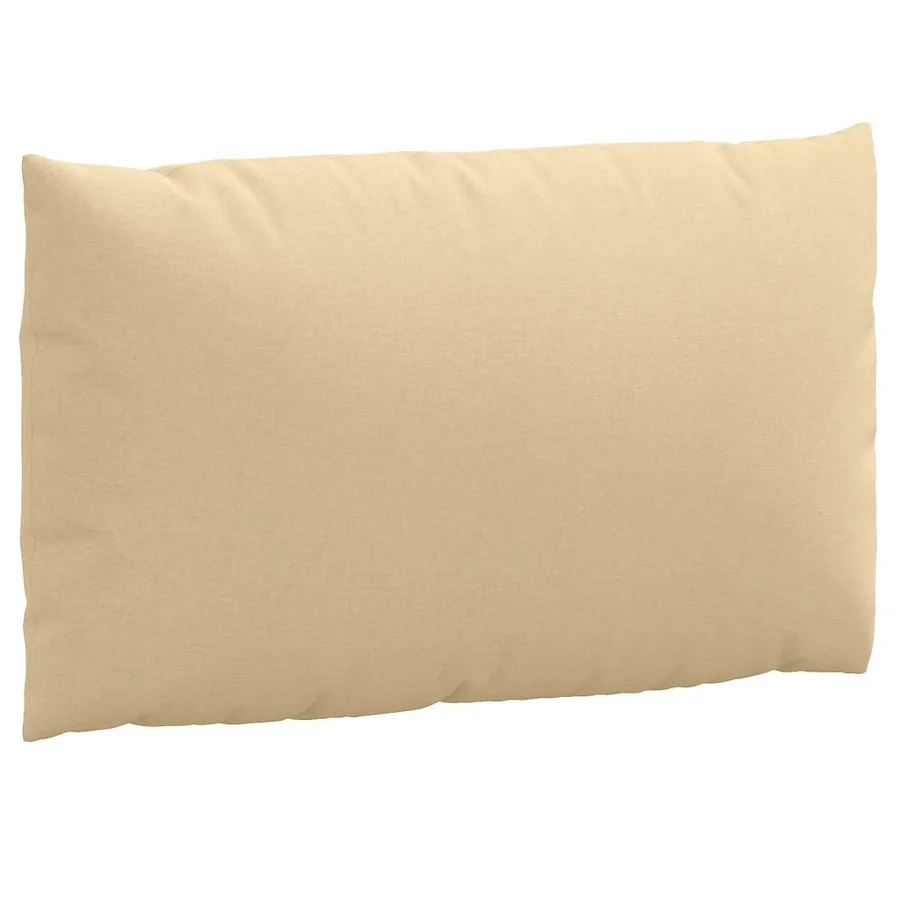 Coussins de palette lot de 2 beige mélangé tissu - 6