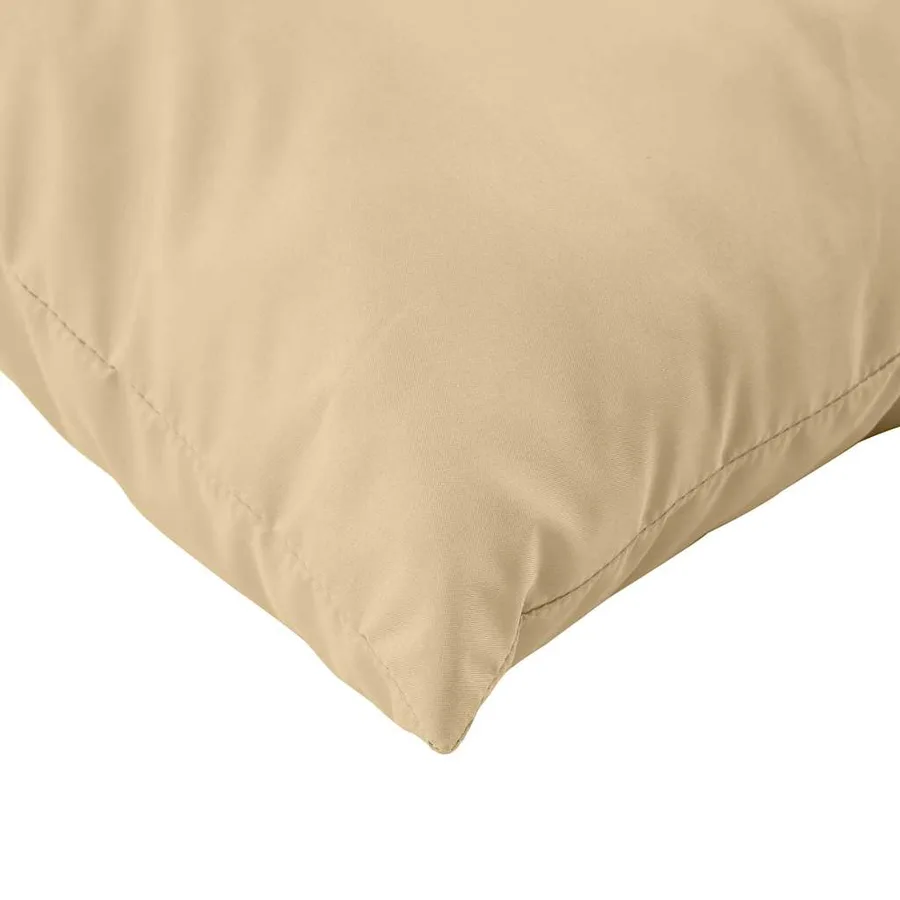 Coussins de palette lot de 2 beige mélangé tissu - 7