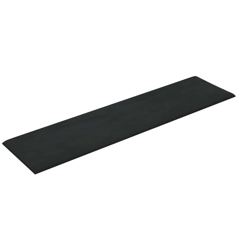Tête de lit murale 12 pcs Noir Velours - 3