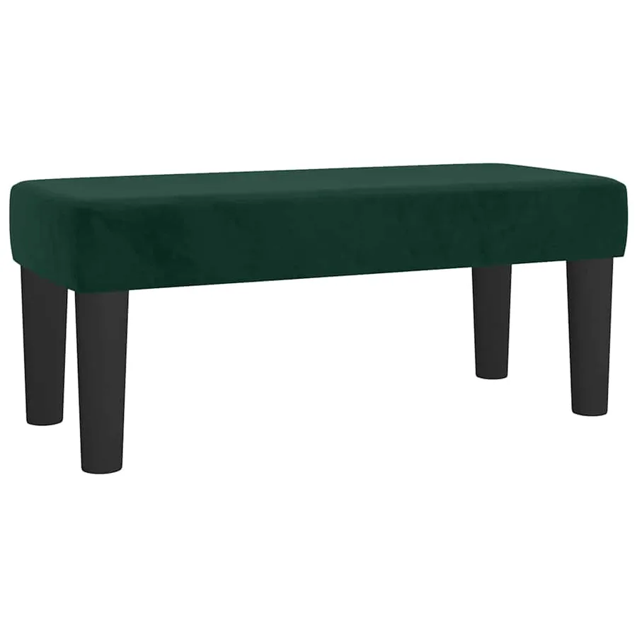 Sommier à lattes de lit avec matelas vert foncé 120x190 cm - 8