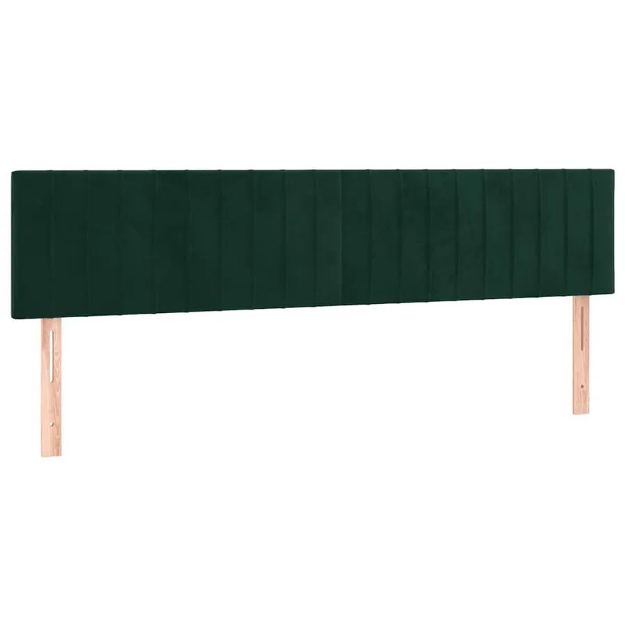 Sommier à lattes de lit avec matelas vert foncé 120x190 cm - 7