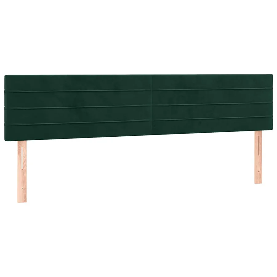 Sommier à lattes de lit avec matelas vert foncé 120x190 cm - 7