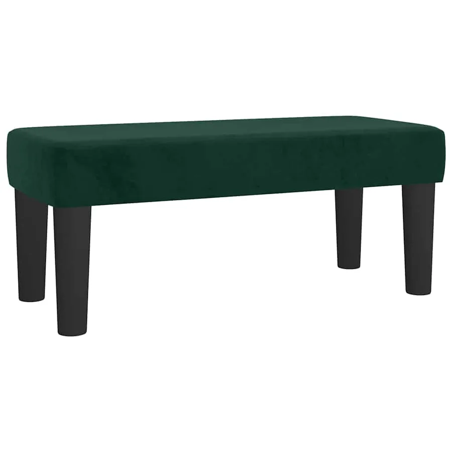 Sommier à lattes de lit avec matelas vert foncé 120x190 cm - 8
