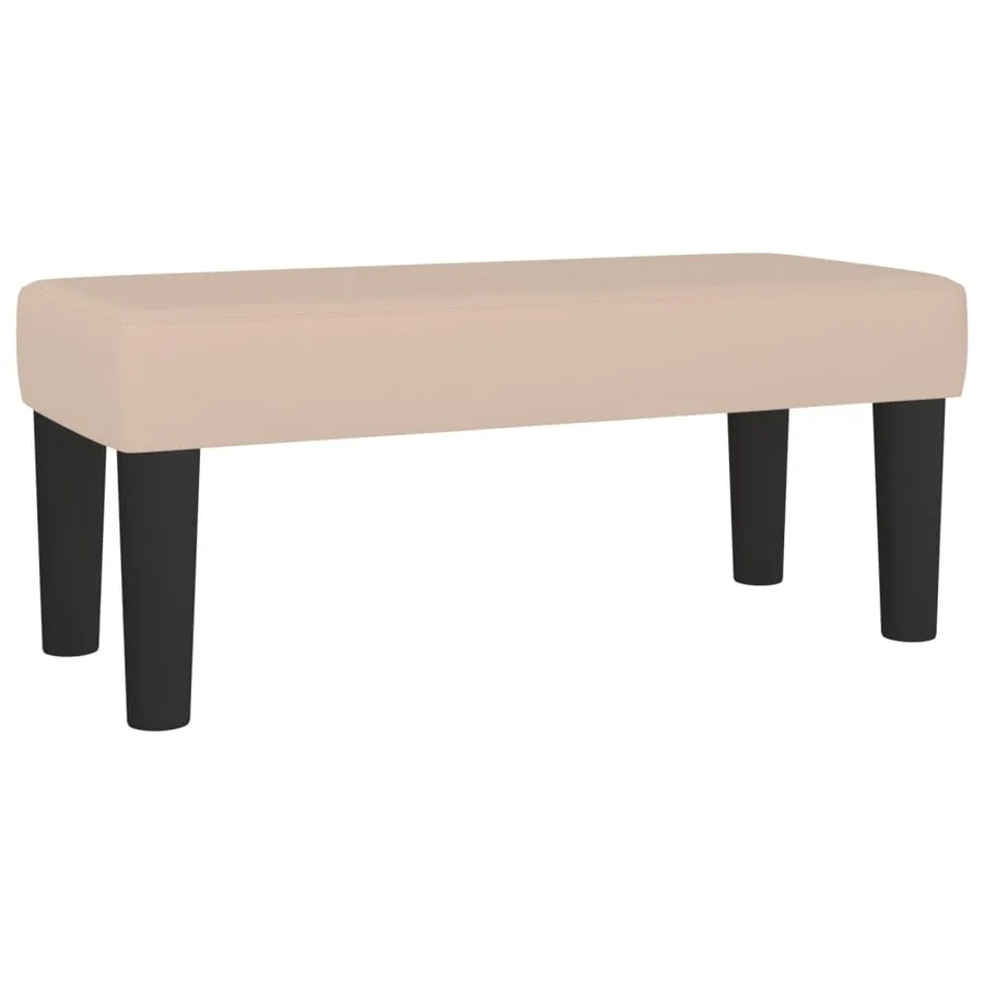 Sommier à lattes de lit matelas cappuccino 120x190cm similicuir - 8