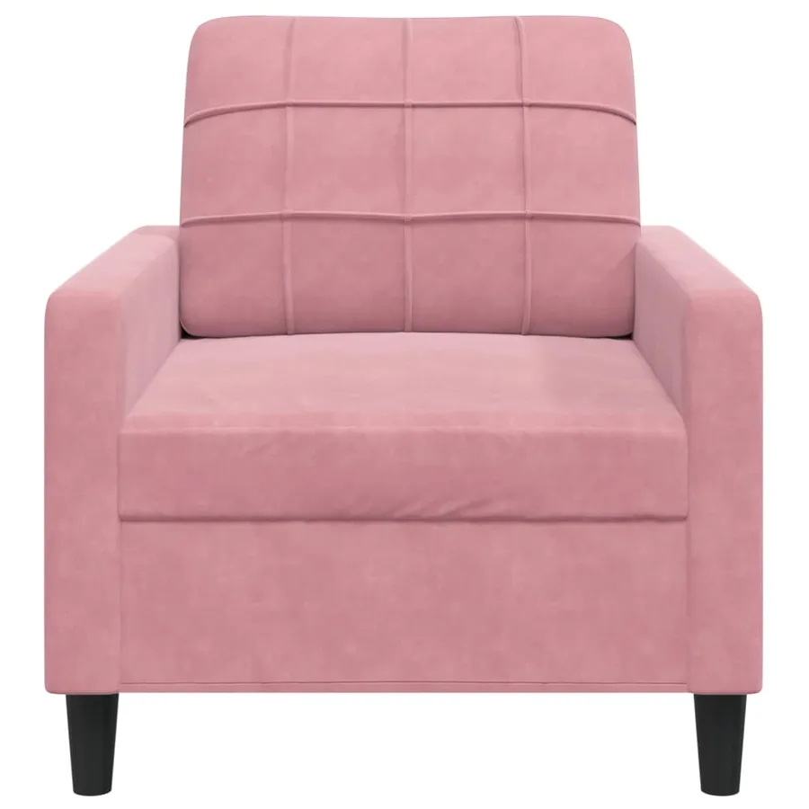 Fauteuil Rose 60 cm Velours - 4