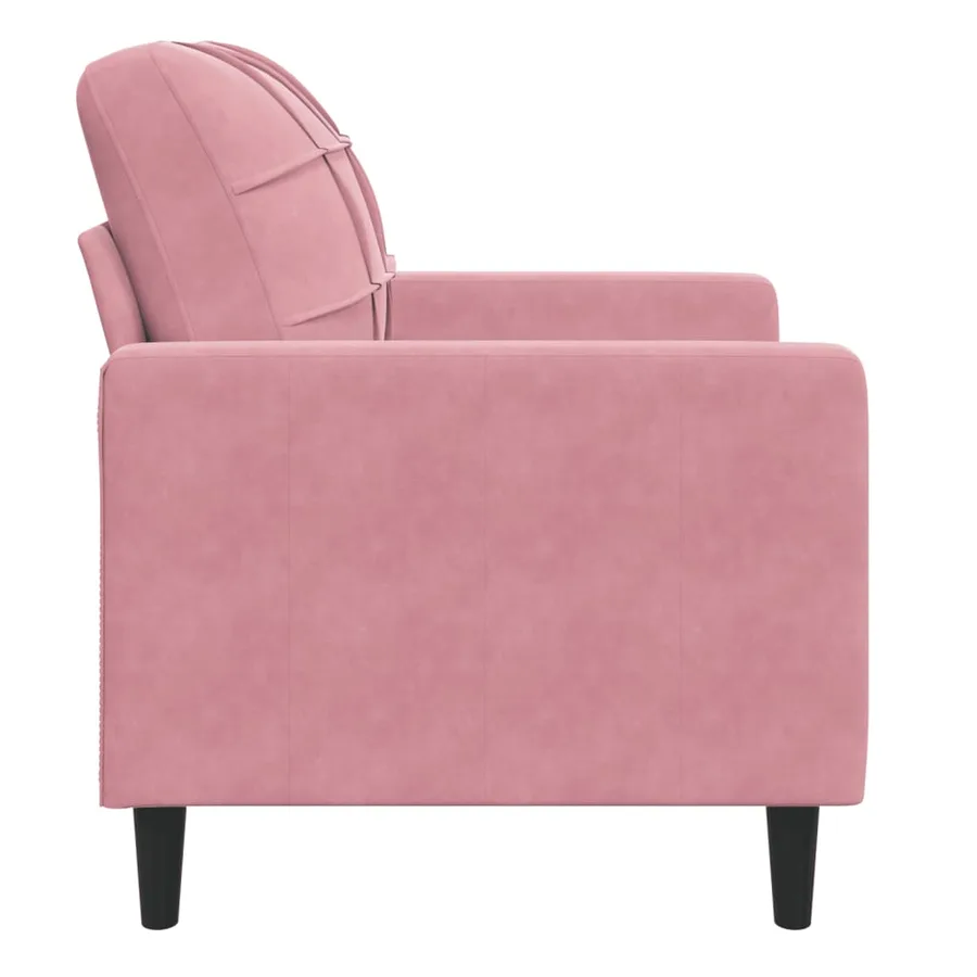 Fauteuil Rose 60 cm Velours - 5