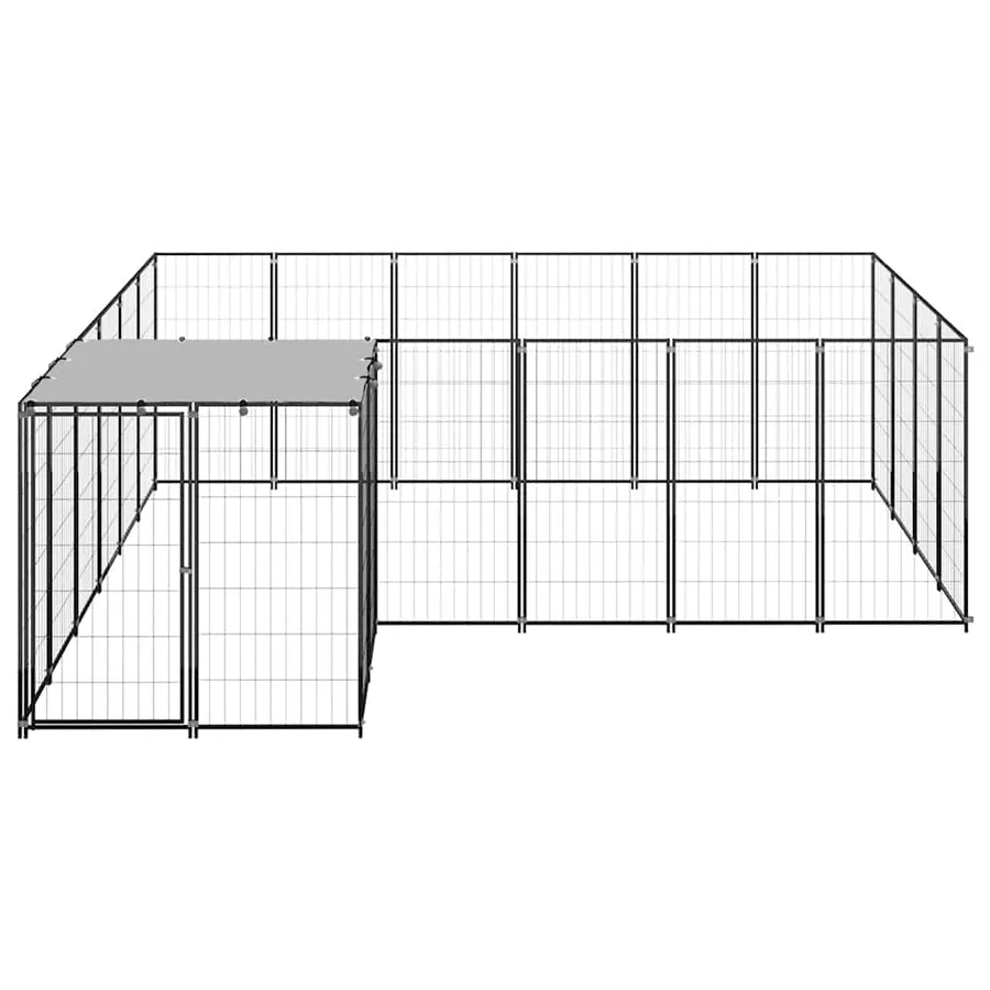 Chenil Noir 8,47 m² Acier - 3