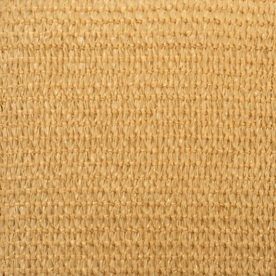Voile d'ombrage 160 g/m² carré sable 6x6 m PEHD - 9