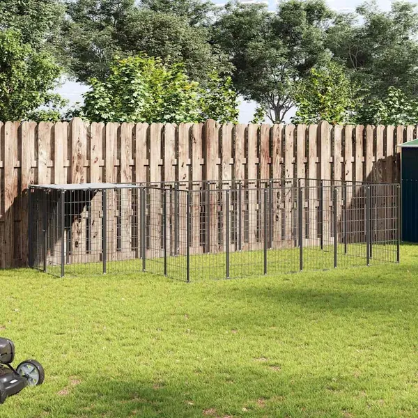 Chenil Noir 8,47 m² Acier