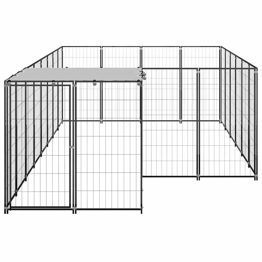 Chenil Noir 8,47 m² Acier - 4