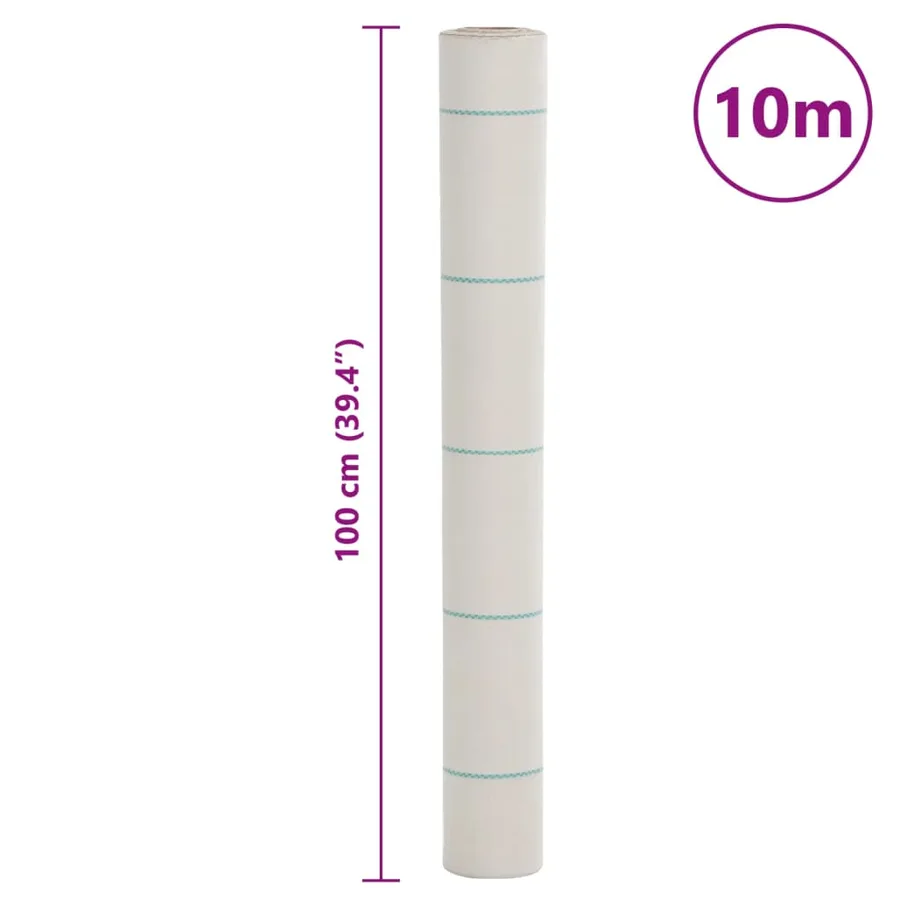 Membrane anti-mauvaises herbes blanc 1x10 m PP - 8