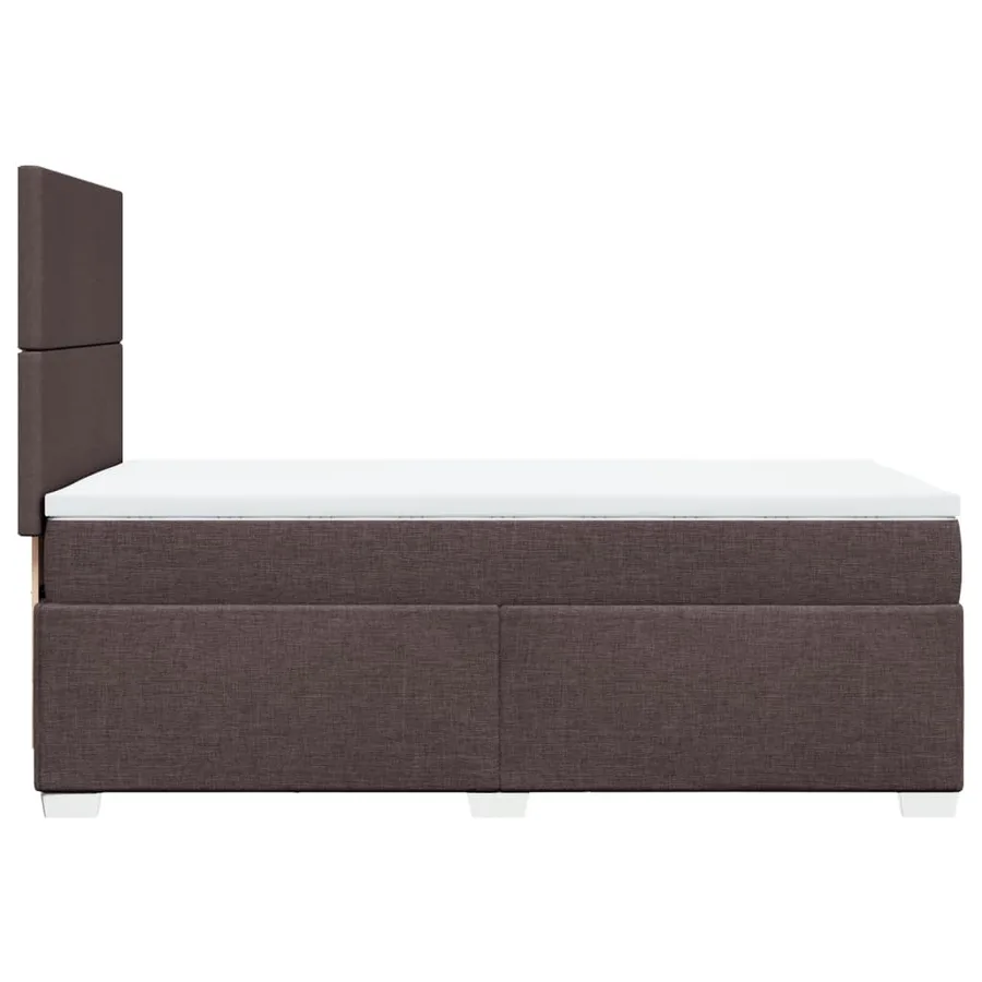 Sommier à lattes de lit avec matelas Marron foncé 90x200 cm - 11