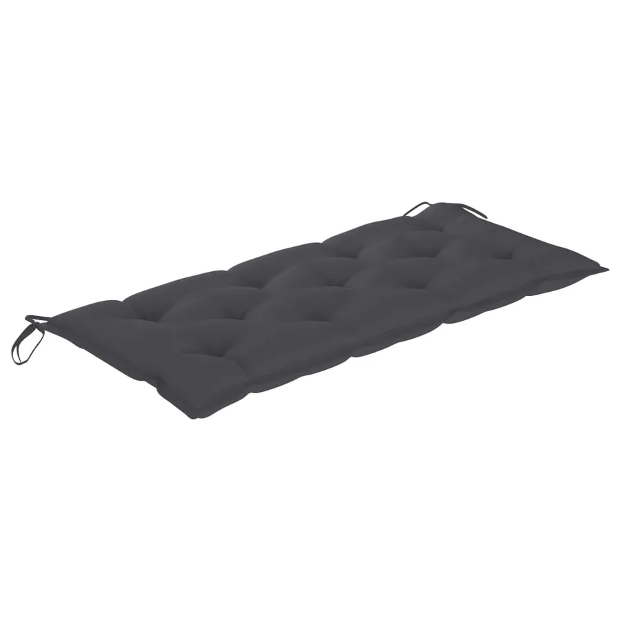 Banc de jardin avec coussin 120 cm Bois d'acacia massif - 5