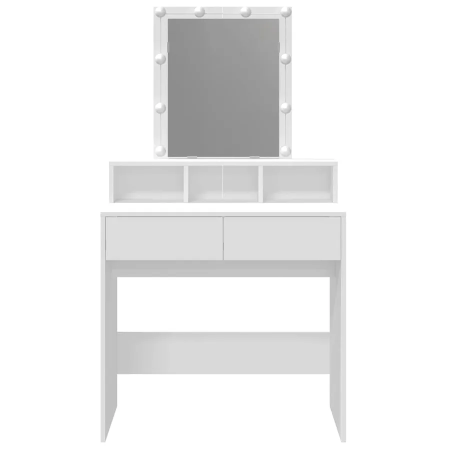 Coiffeuse avec LED blanc 80x41x144,5 cm - 5