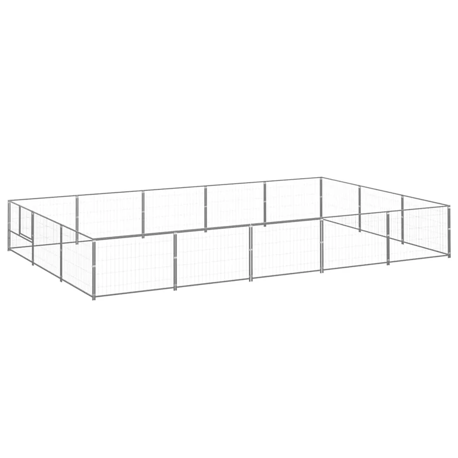 Chenil Argenté 15 m² Acier - 2